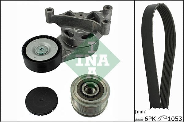 Ina Kit Cinghie Poly-V Vw Golf V (1K1) 2.0 Gti (10.200 529002310