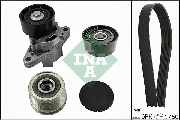 Ina Kit Cinghie Poly-V Dacia Logan Mcv (Ks_) 1.6 Bifue 529005110