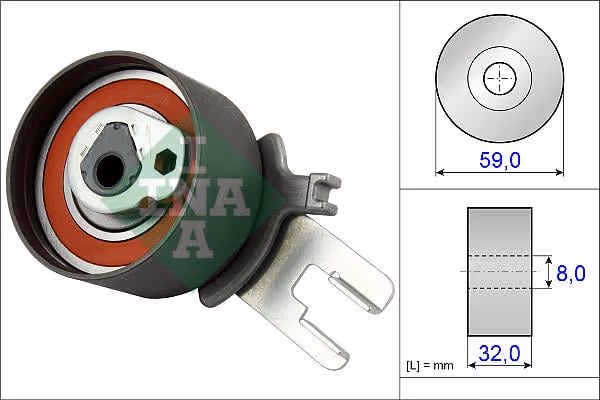 Ina Rullo Tenditore, Cinghia Dentata Volvo V70 Ii (P80 531085910