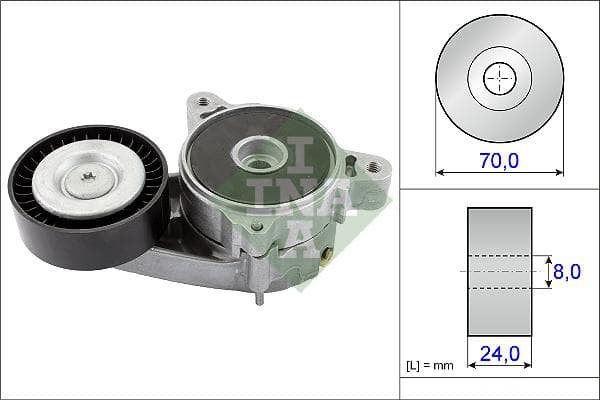 Ina Braccio Tenditore, Cinghia Poly-V Dodge Caliber 2. 534036110