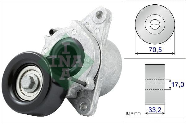 Ina Tensionatori Nissan Navara (D40) 2.5 Dci 4Wd (10.2 534043510