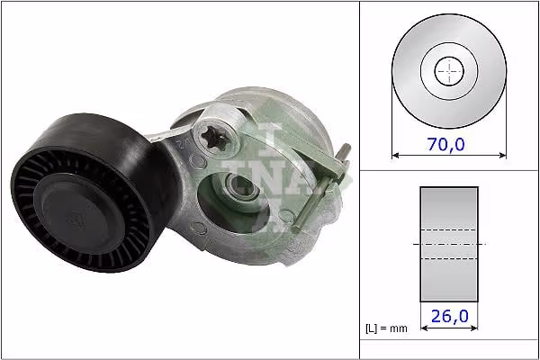 Ina Braccio Tenditore, Cinghia Poly-V Audi Q5 (8R) Sq5 534047010