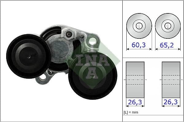Ina Braccio Tenditore, Cinghia Poly-V Bmw 1 (F20) 114 534048210
