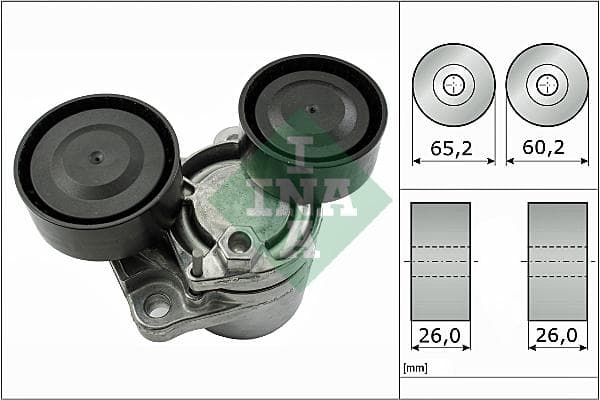 Ina Braccio Tenditore, Cinghia Poly-V Bmw 3 (E90) 320 534050510