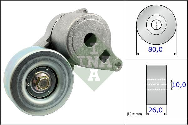 Ina Braccio Tenditore, Cinghia Poly-V Mitsubishi Lance 534050910