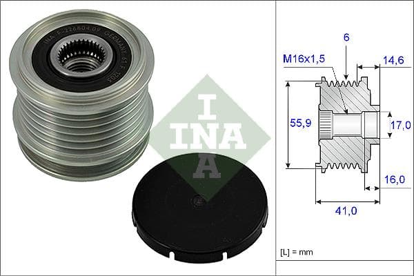 Ina Ruote Libere Alternatore (Oap) 535001010