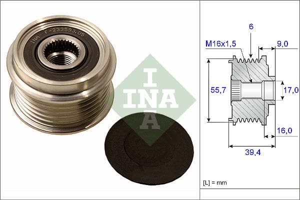 Ina Ruote Libere Alternatore (Oap) 535006010