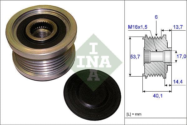 Ina Ruote Libere Alternatore (Oap) 535020210