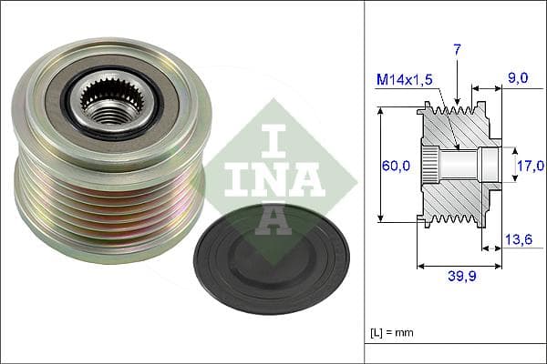 Ina Ruote Libere Alternatore (Oap) 535021510