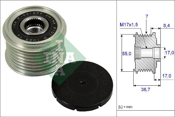 Ina Oap Nissan Qashqai / Qashqai +2 (J10, Jj10) 1.6 (0 535023910