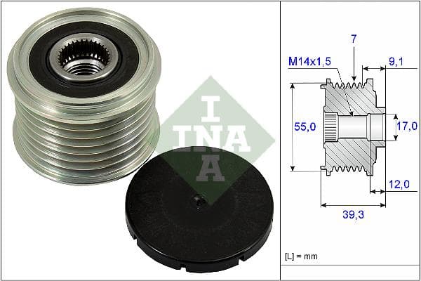 Ina Dispositivo Ruota Libera Alternatore Suzuki Grand 535026010