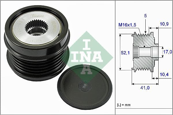 Ina Dispositivo Ruota Libera Alternatore Mercedes B-Cl 535027210