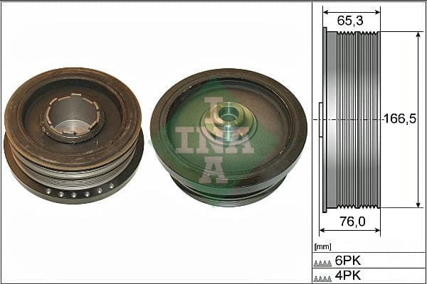 Ina Puleggia Cinghia, Albero A Gomiti Bmw 3 (E90) 320 544008210