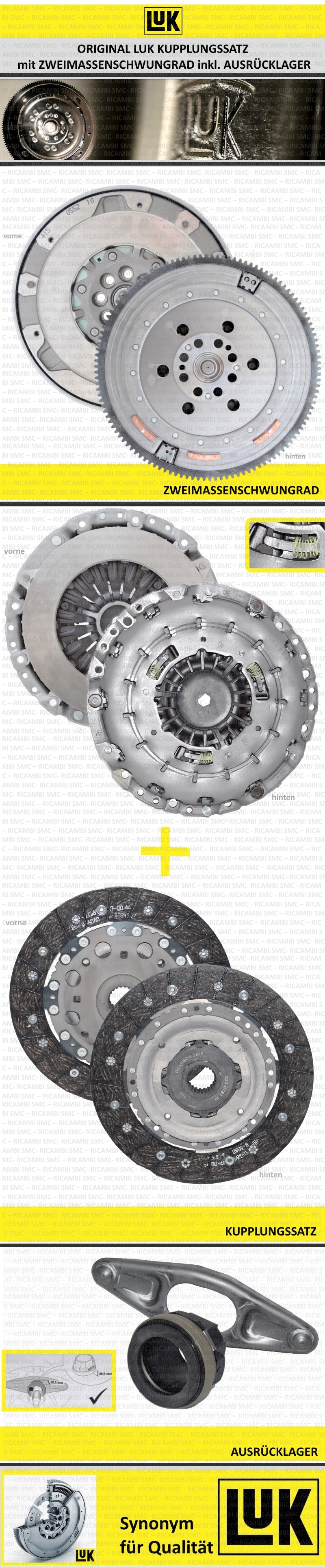 Luk kit de embrague embrague con ausrücklager para bmw 3 318 Touring e46 316