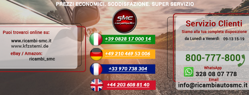 Contatti - Ricambi auto SMC