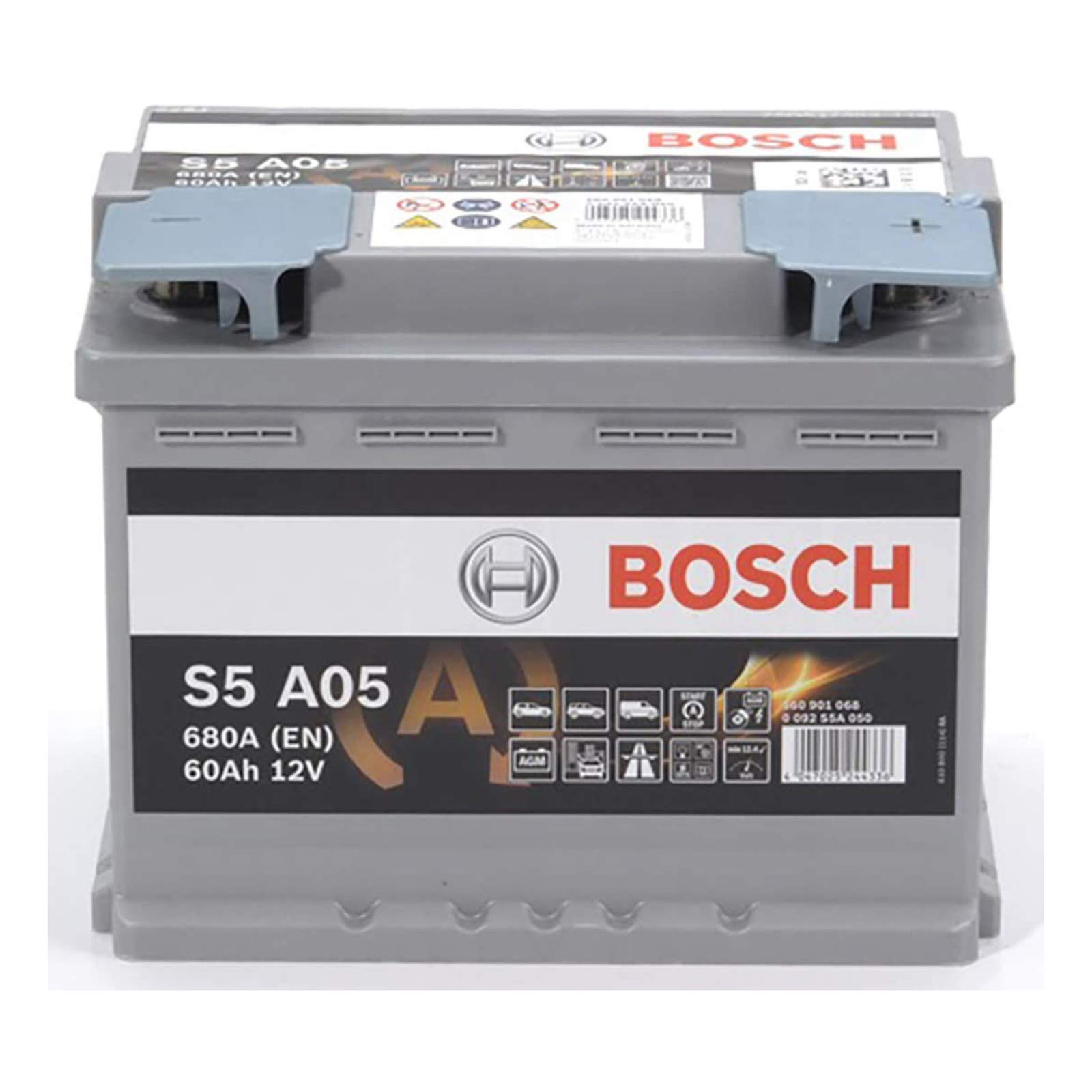 AGM BATTERIA ZETA AGM START STOP 80 AH 700 EN CON GARANZIA 