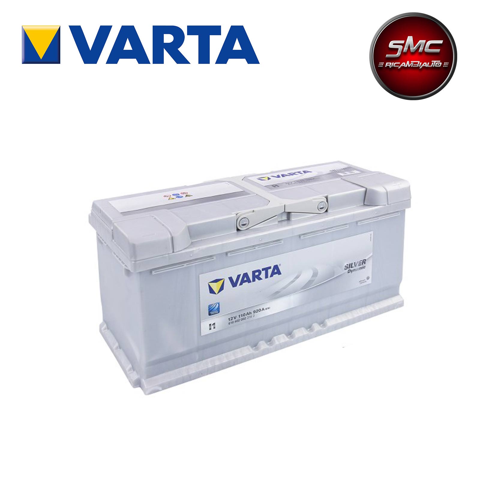 Batteria Varta Silver Dynamic 110 Ah 920A - Ricambi auto SMC