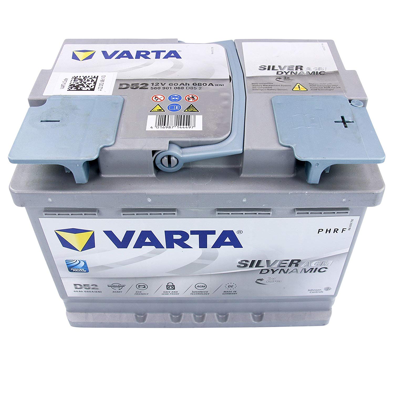 Batteria Varta A8 60Ah Agm 680A Start Stop (Ex D52) - Ricambi auto SMC