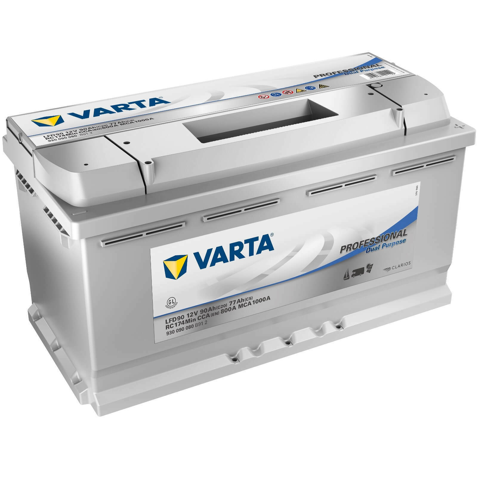 Batteria Varta Professional Dual 90ah 800a 12v Ricambi Auto Smc