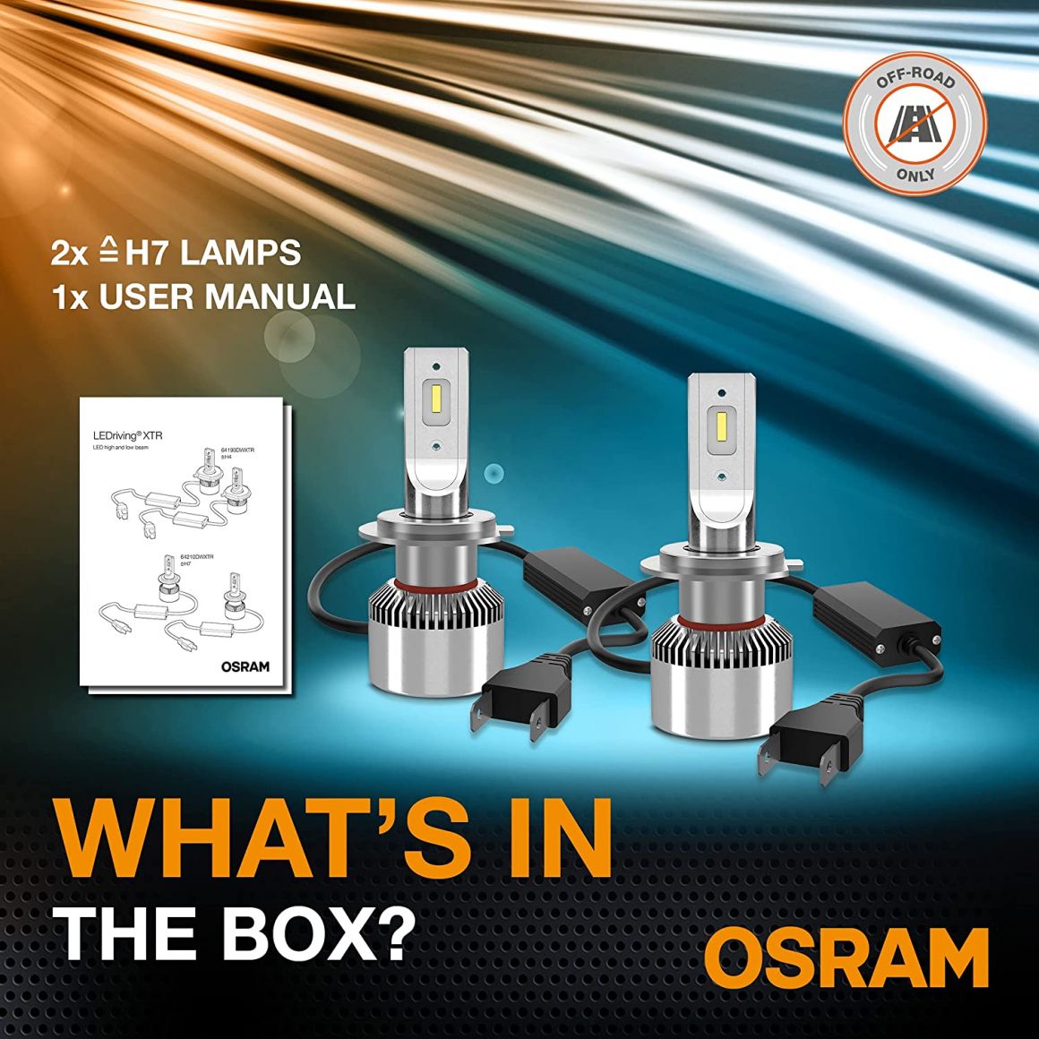 Lampadine Osram H7 Led LEDriving XTR 6000 K - Ricambi auto SMC