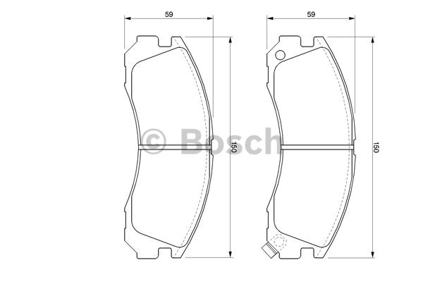 A.B.S SET PINZA FRENO PER MITSUBISHI OUTLANDER III CITROËN C-CROSSER ENTERPRISE 