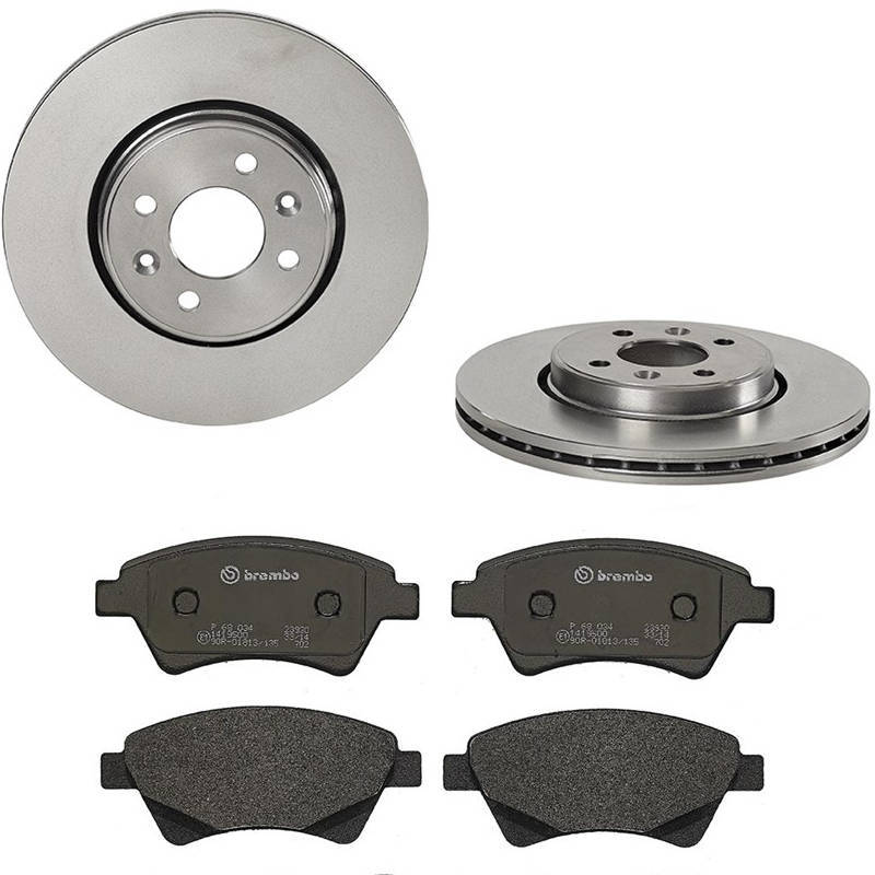 Kit dischi e pastiglie brembo