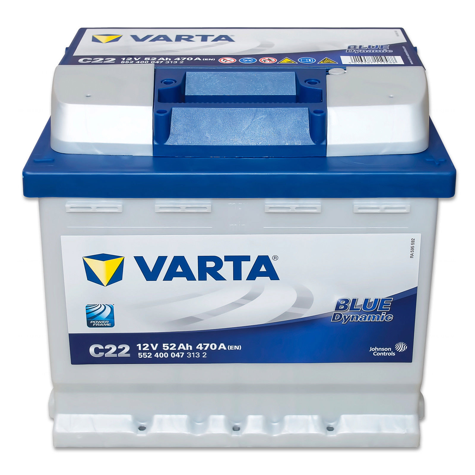 Batteria Auto Varta 552400047 52Ah 470A - Ricambi auto SMC