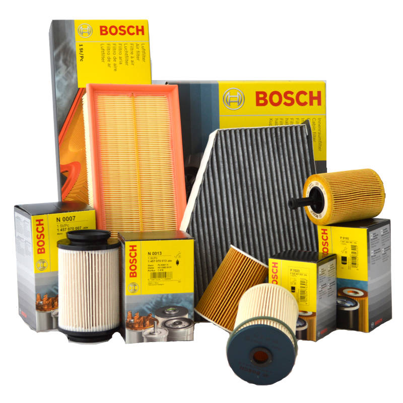 BOSCH Filtro Olio Filtro Aria Filtro Polline Candele VW GOLF 4 1.4 1.6 16v 