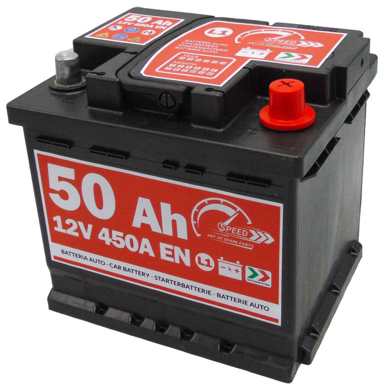 Batteria Auto Speed L150 12V 50Ah 450A - Ricambi auto SMC