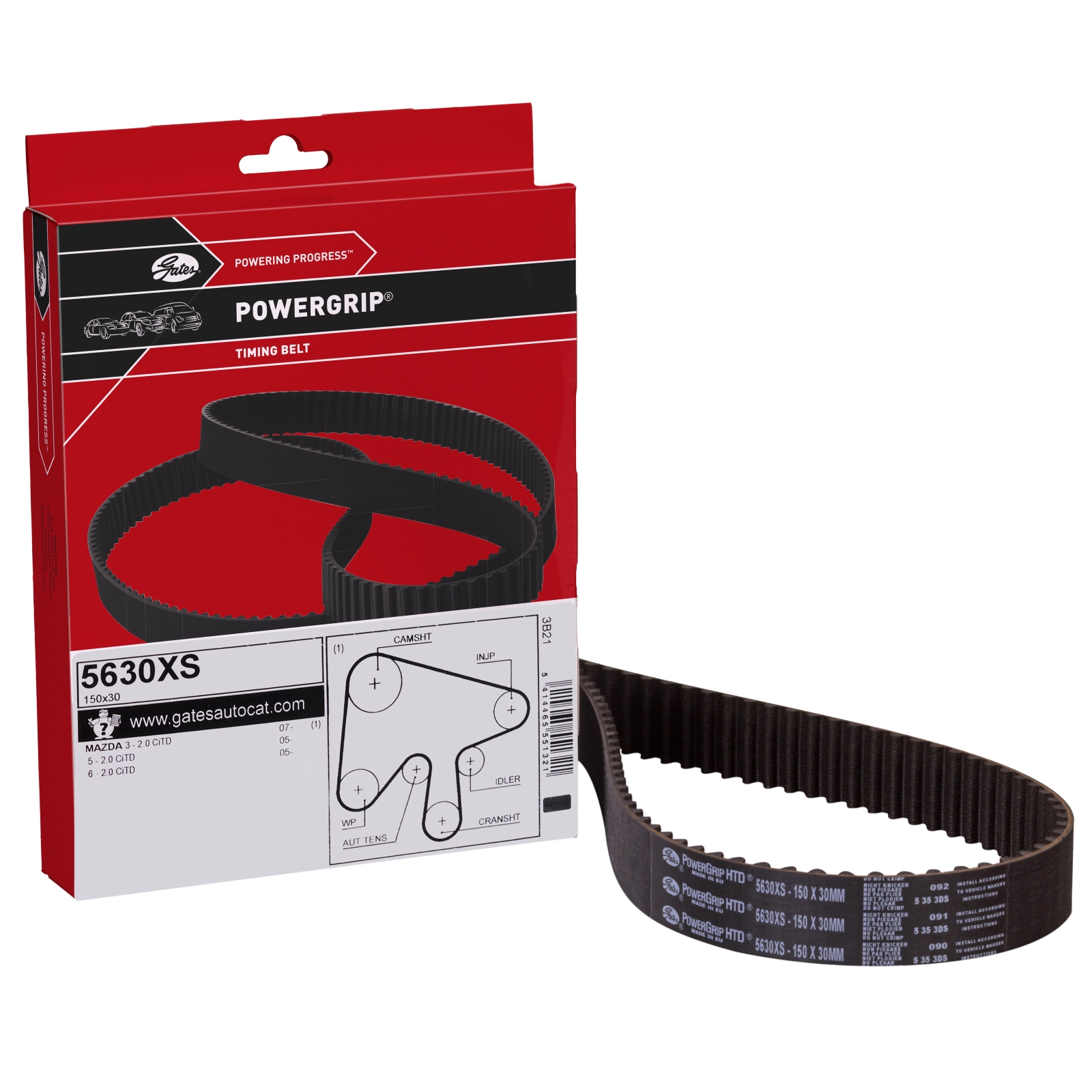 Gates Cinghie trapezoidali 13mmx1138mm per ARO 240-244 ASIA MOTORS ROCSTA MAZDA 323 