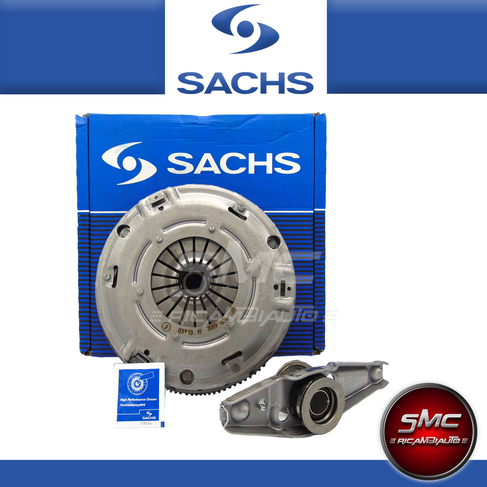 SACHS 3089000010 Kupplungssatz Zweimassenschwungrad Ausrücklager Smart 0.8 CDI